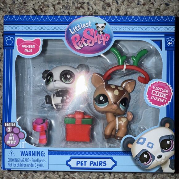 Hasbro Other - LPS Littlest‎ Pet Shop Hasbro 2024 Winter Pals pet pairs G7 #1 #117 NEW SEALED
